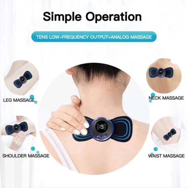 Ems Neck Massager for neck pain, Butterfly massager for instant relief,