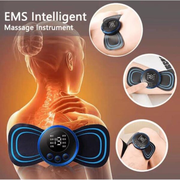 Ems Neck Massager for neck pain, Butterfly massager for instant relief, - Image 2