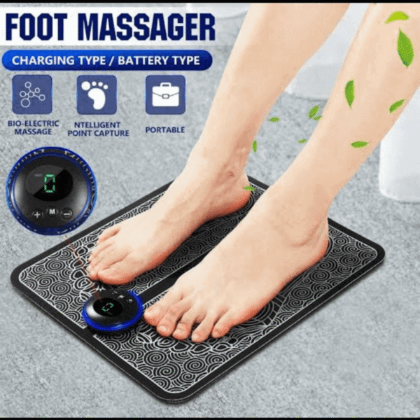 Ems Foot Massager - Electric Foot Massager Mat Foot - Muscle Stimulation Foot Massager Pad For All - Image 4