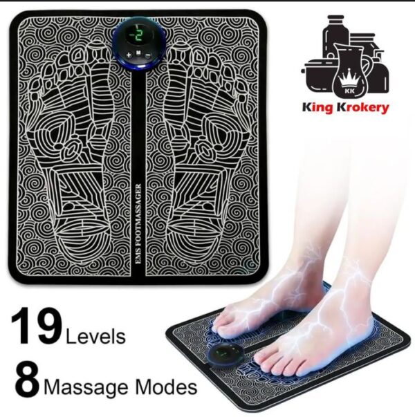 Ems Foot Massager - Electric Foot Massager Mat Foot - Muscle Stimulation Foot Massager Pad For All - Image 3