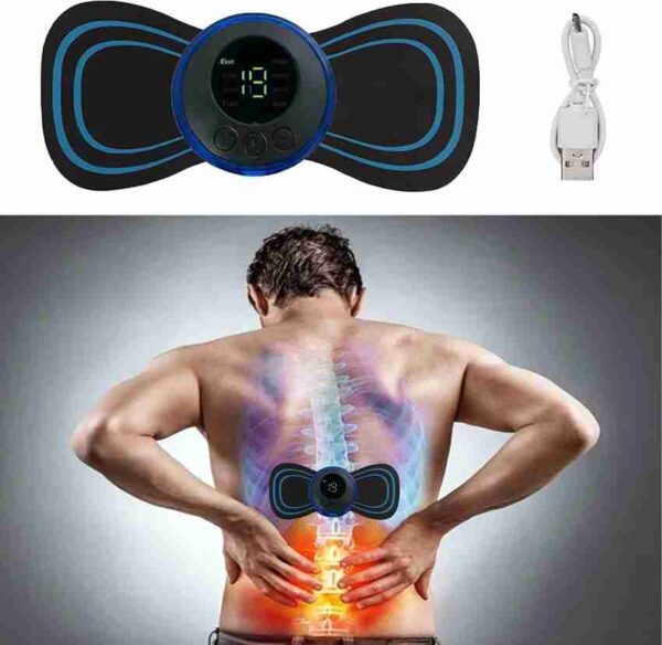 Electric EMS Massager 2-in-1 Bundle for Foot & Neck Pain Relief - Portable, USB Rechargeable, Improves Blood Circulation for Men & Women - Image 4